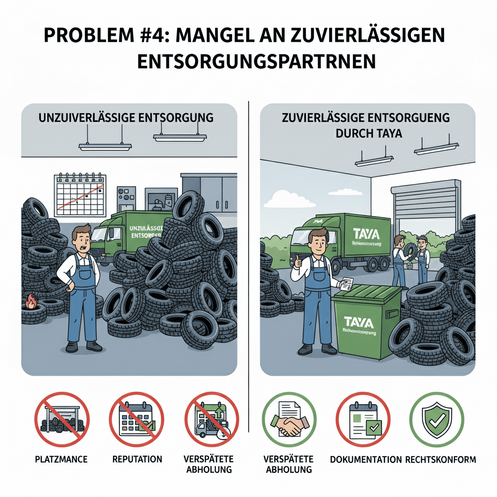 Mangel an zuverlässigen Entsorgungspartnern