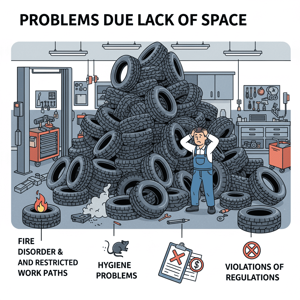 Problems due lack of space