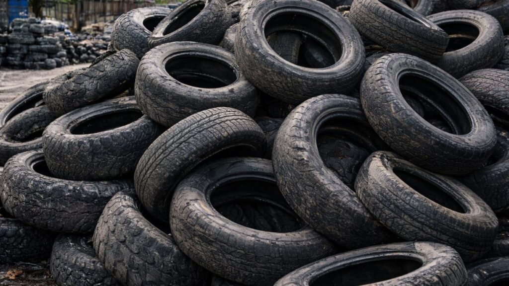 Entsorgung von Altreifen
