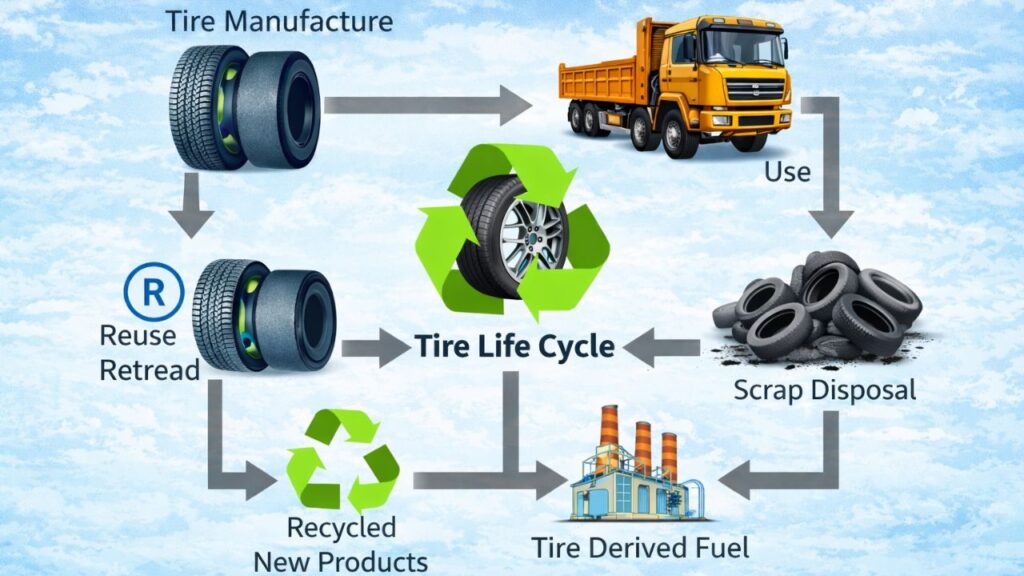 Reifen Recycling Technologie